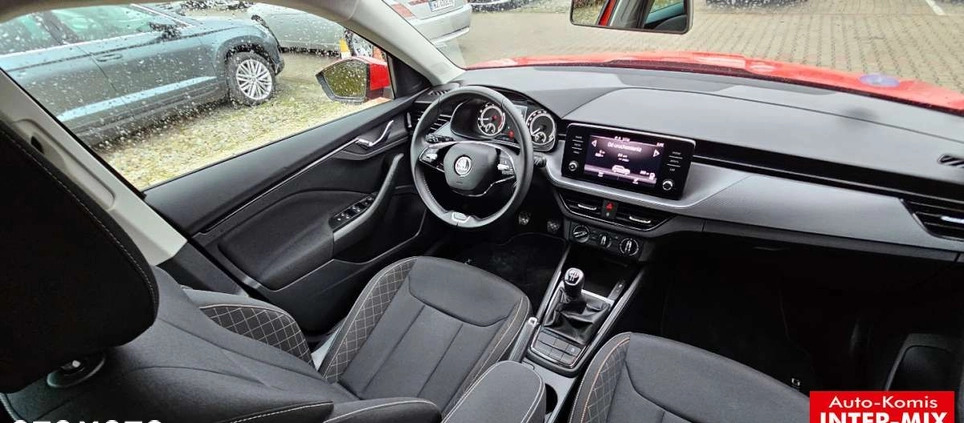 Skoda Kamiq cena 75500 przebieg: 22000, rok produkcji 2021 z Szlichtyngowa małe 121